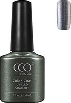 CCO Shellac-Chi Chi-grijze tint met een zilveren glans-Gel Nagellak