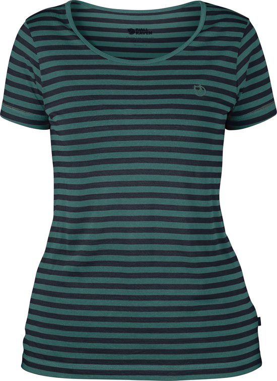 Fjallraven High Coast Stripe T-shirt Women - dames - T-shirt - maat L -  blauw/groen... | bol.com
