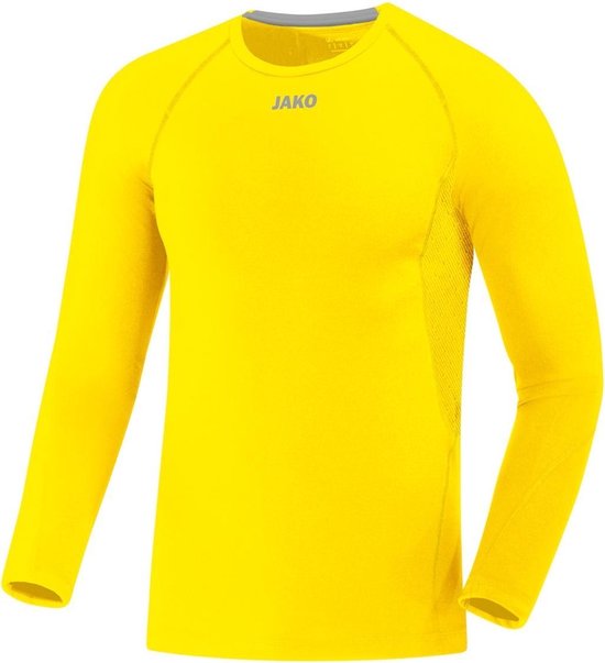 Jako Compression 2.0 Longsleeve - Thermoshirt  - geel - L