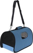 Dierendraagtas 43x25x25 cm - blauw