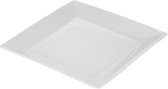 Cosy & Trendy Napoli White Broodbordje - Vierkant - 13 cm x 13 cm - Set-6