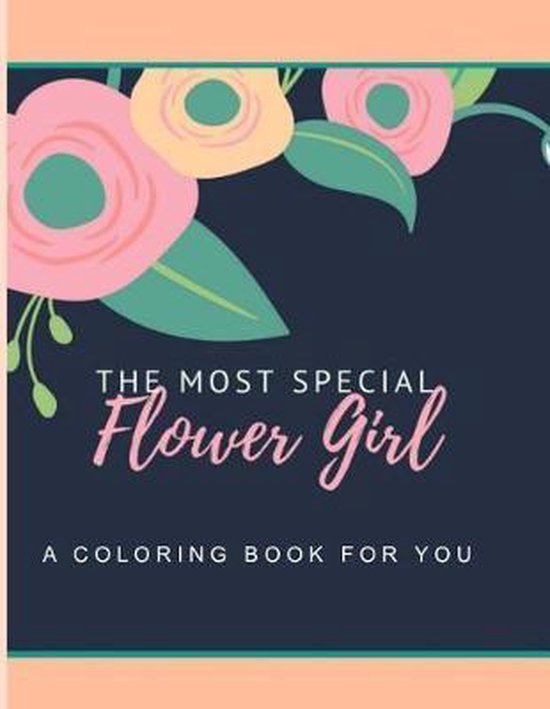 Flower Girl Coloring book, Leapday Press 9781717431776 Boeken