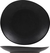 Cosy & Trendy Vongola Dessertbord - 22.2 cm x 20.3 cm - Zwart - Set-6