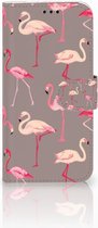 Geschikt voor Samsung Galaxy A5 2017 Bookcase Hoesje Flamingo