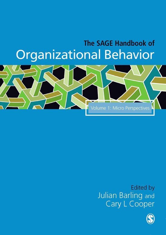 The SAGE Handbook of Organizational Behavior - cover