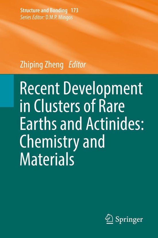 Structure and Bonding 173 - Recent Development in Clusters o ... - cover