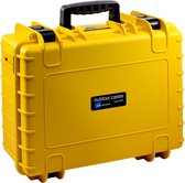 B&W International Type 5000 Outdoor Case incl. vakindeling - geel