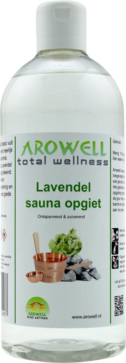 Goedkoopste Arowell - Lavendel - Sauna opgiet - Saunageur - 500 ml