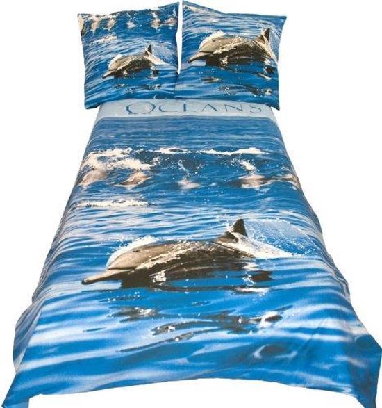dolfijnen dekbedovertrek 140 x 200 | bol.com