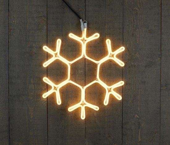 kom tot rust bizon Gemakkelijk Anna's Collection - kerstverlichting neon LED sneeuwvlok 51 cm -  Kerstverlichting... | bol.com
