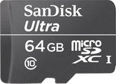 Sandisk Ultra microSD kaart 64 GB 30MB/s