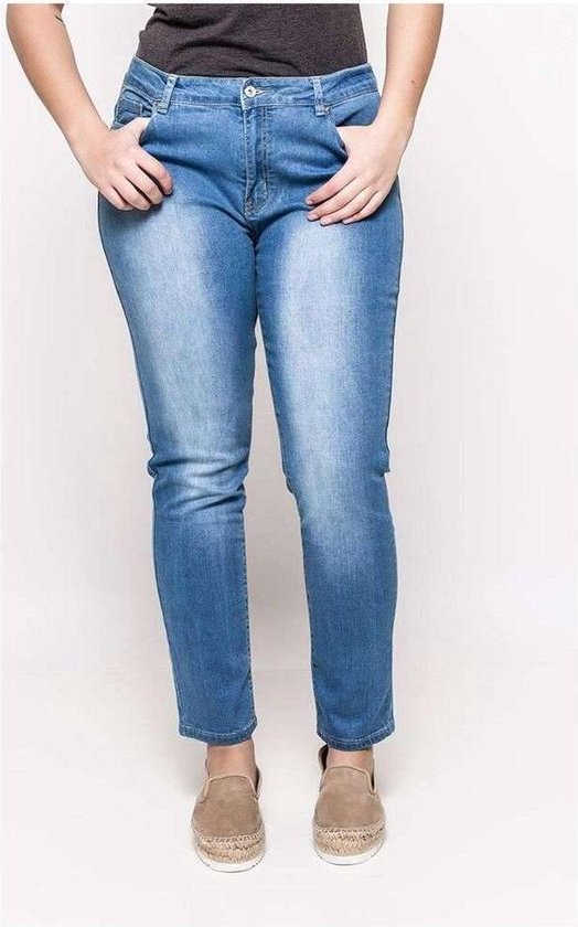 Dames jeans - grote maten - blauw | bol.com