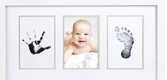 BalleenShiny baby handafdruk inkt - baby voetafdruk - afdruk inkt - hond pootafdruk - huisdier inkt afdruk - herinnering huisdier - herinnering geboorte - pootafdruk huisdier - pootafdruk kind - pootafdruk baby - incl. Nederlandse handleiding van BalleenShiny — afbeelding 3