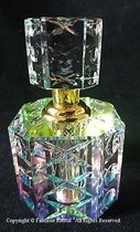 parfumfles kleur achtkant