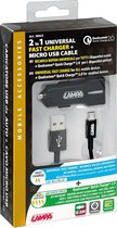 2 in 1 Micro Usb kit - Qualcomm Quick Charge - 12/24V