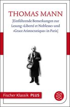 Fischer Klassik Plus - Einführende Bemerkungen zur Lesung »Liberté et Noblesse» und »Grace Aristocratique« in Paris