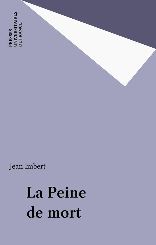 La Peine de mort - cover
