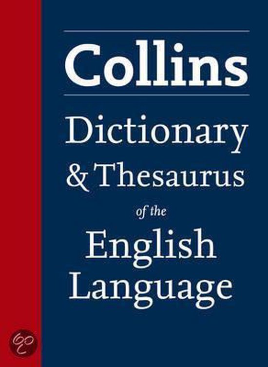 Collins Dictionary & Thesaurus of the English Language, Onbekend