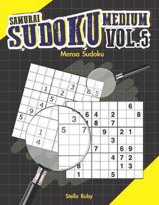 Samurai Sudoku Medium Vol 5 Stella Ruby 9781729276235 Boeken Bol