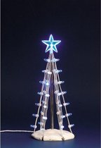Lemax Kerstdecoratie Lemax - Lighted Silhouette Tree(Blue), M, B/O (4.5v)