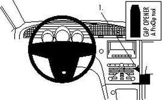 Brodit Proclip Angled Mount (854514)