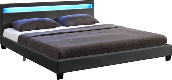 Gestoffeerd bed Paris - 200 - LED Verlichting