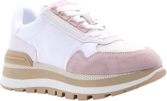 Liu Jo Sneaker Donna BA5013PX602 – Modello Ivory, Materiale Misto Pelle, Colore Avorio – Numero 41 - 2