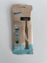 Shave Natural - Bio composiet - Wegwerpscheermesjes - 5 stuks - Duurzaam - scheren - scheermesje