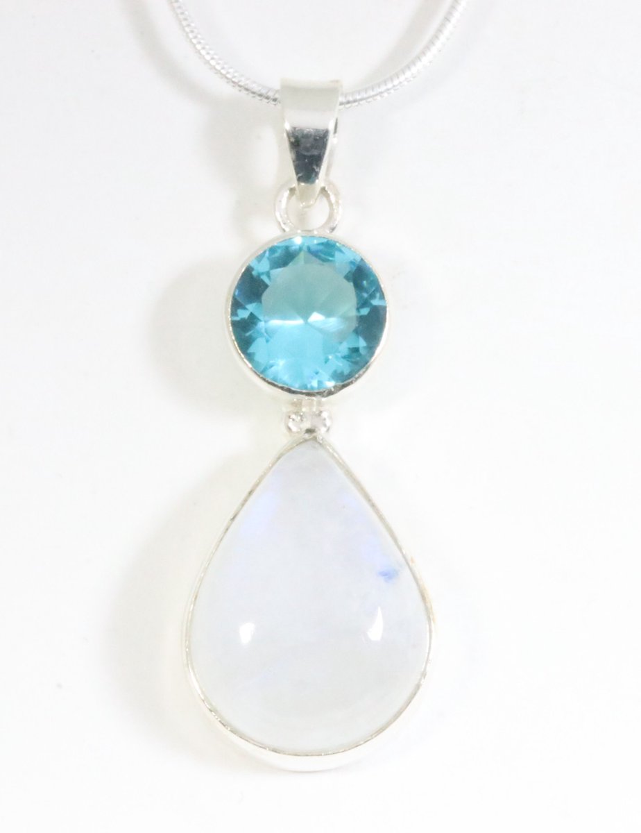 OHAYOO Lotus Halskette 925 Sterling Silber Lotusblüte Pendant