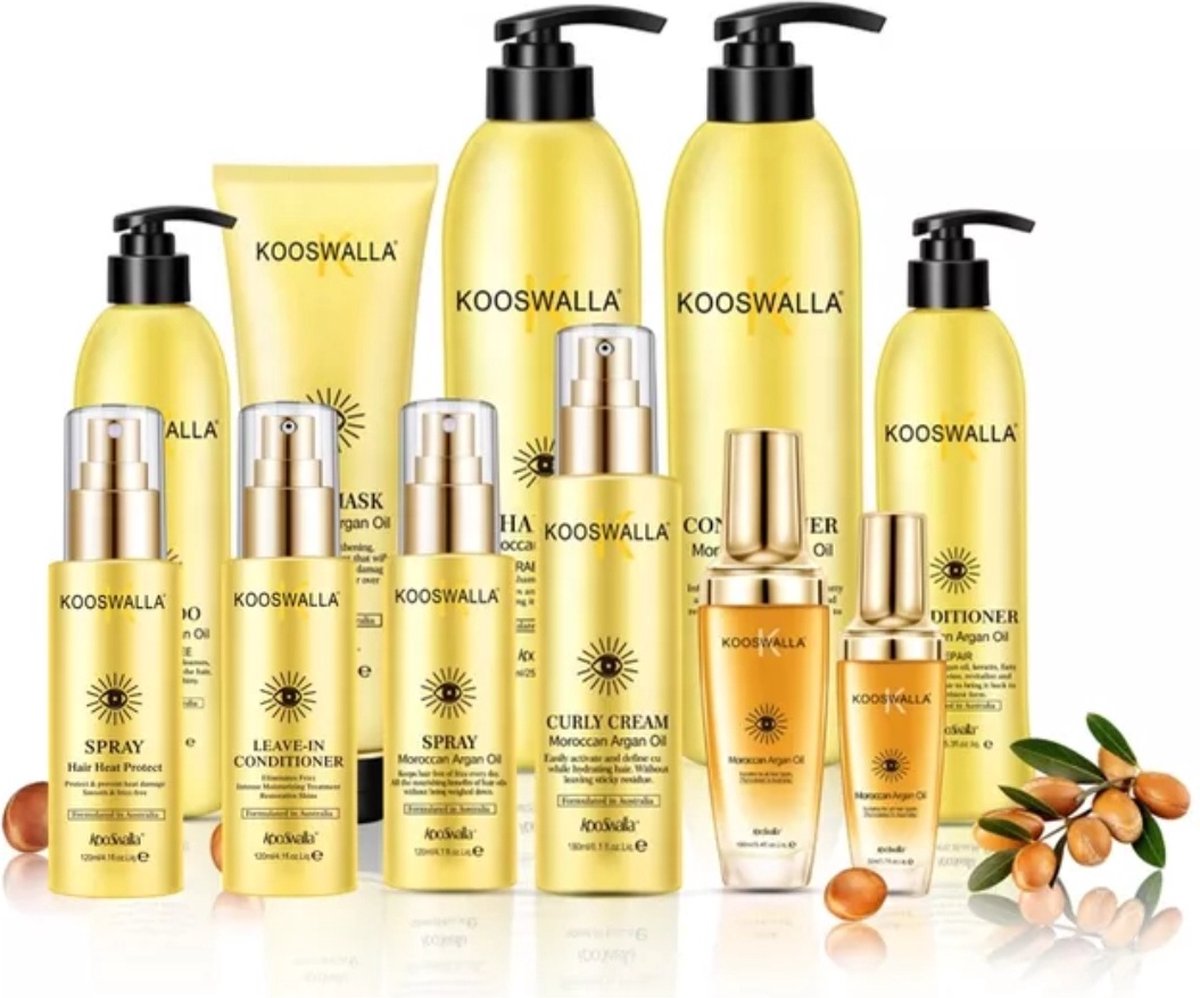 Kooswalla Arganolie, Shampoo en Conditioner set bol