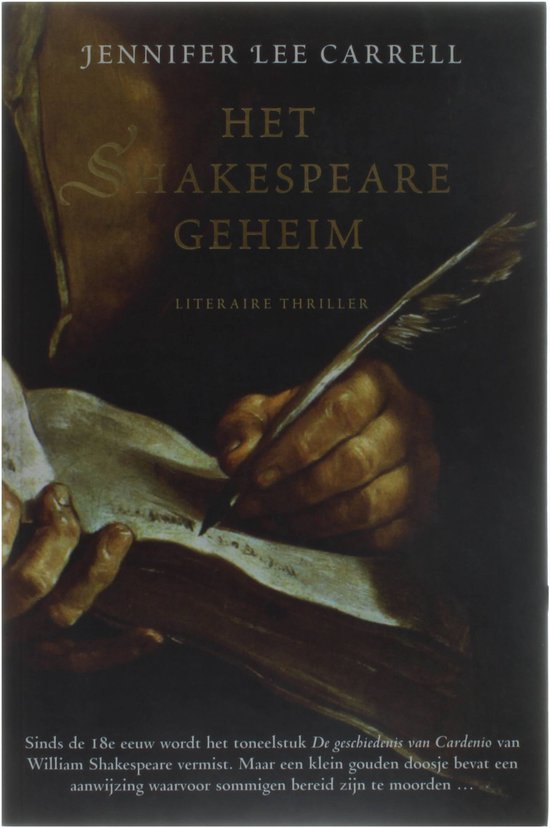 Cover van het boek 'Het Shakespeare-geheim' van J.L. Carrell