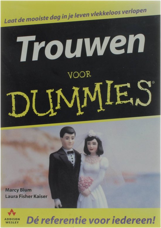 Cover van het boek 'Trouwen voor Dummies' van M. Blum en  Blum