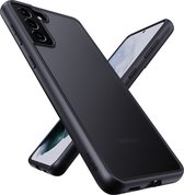 IYUPP Samsung Galaxy S21 Bumper Case Zwart x Zwart Mat Antichoc
