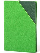 Papacasso Bullet Journal - Carnet de notes de Luxe - Bloc-notes - Bloc-notes - Hardcover en cuir - Papier acide de Premium supérieure - Élastique - Compartiment de rangement - 256 pages pointillées - Cadeau Perfect - Vert