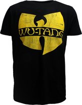 Wu-Tang Clan Classic Logo T-Shirt Zwart - Officiële Merchandise