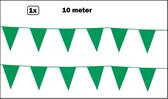 Vlaggenlijn groen 10 meter