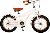 Vélo pour enfants Volare Miracle - Filles - 14 pouces - Wit - Prime Collection