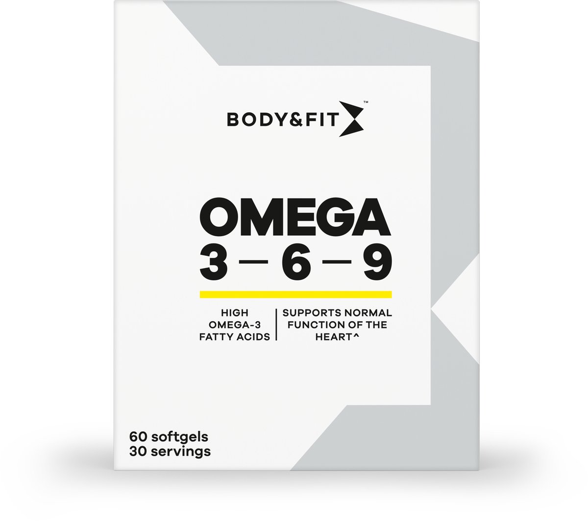 Bol.com Body & Fit Omega 3 6 9 - Visolie - Sportsupplement met Vitamine E - 60 Softgels aanbieding