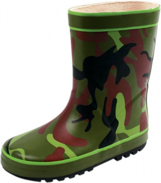 Gevavi Boots - Army jongenslaars rubber groen - Maat 26
