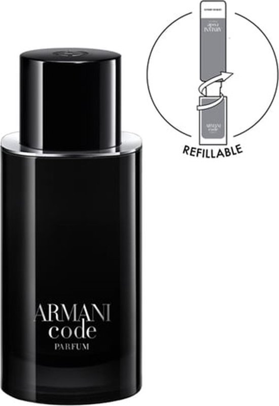 ARMANI CODE - Hervulbaar - Duurzaam -Heren - Parfum - ML-De geur is heel mannelijk... | bol.com