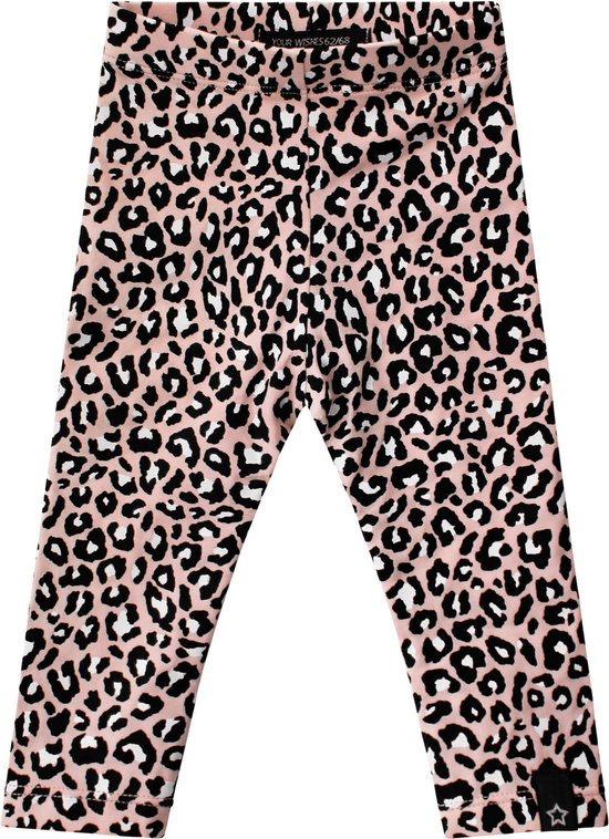Your Wishes Legging Pink Leopard - Legging - Baby - Roze - Luipaard - Meisjes