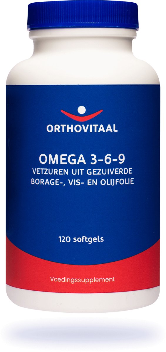 Goedkoopste Orthovitaal - Omega 3-6-9 - 120 softgels - Vetzuren - voedingssupplement