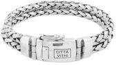 Jonline Citta Vithi Zilveren Ambachtelijke Buddha Armband model 12 maat XL