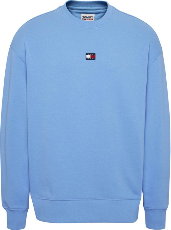 Tommy Jeans - Sweats pour homme Relax Badge Crew Sweater - Blauw - Taille S