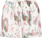 Hunkemöller Dames Nachtmode Pyjama shorts - Wit - maat XS