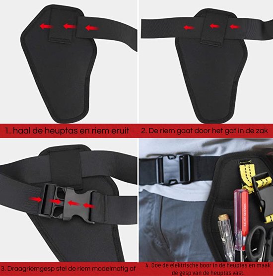 Perceuse et porte-outils - Sacoche à outils - Petit et confortable - Boîte à outils - DIY