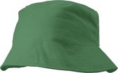 Chapeaux de soleil Trendoz pour adultes - 1x - vert foncé - 100% coton