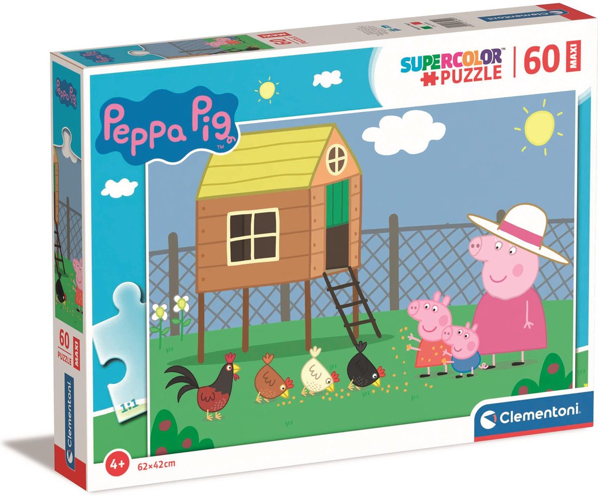 Peppa Pig 60 stukjes maxi