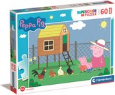Clementoni - Peppa Pig Legpuzzel - Kinderpuzzel – Puzzel met 60 Stukjes - Vanaf 4 jaar