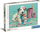 Clementoni - Puzzle 500 pièces Collection de haute qualité Le Dalmatien Funny , Puzzle pour Adultes et Enfants, 14-99 ans, 35150